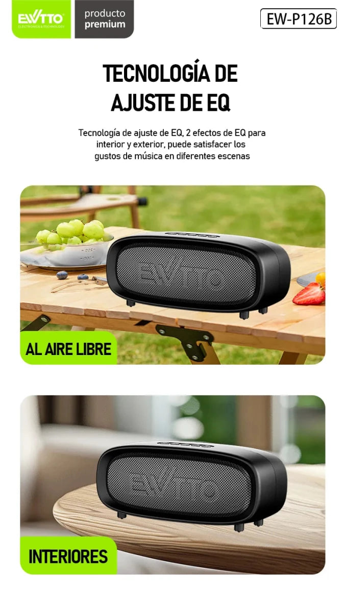 BESTIA® - Parlante Bluetooth EWTTO 40W P126BC - Rami Chile