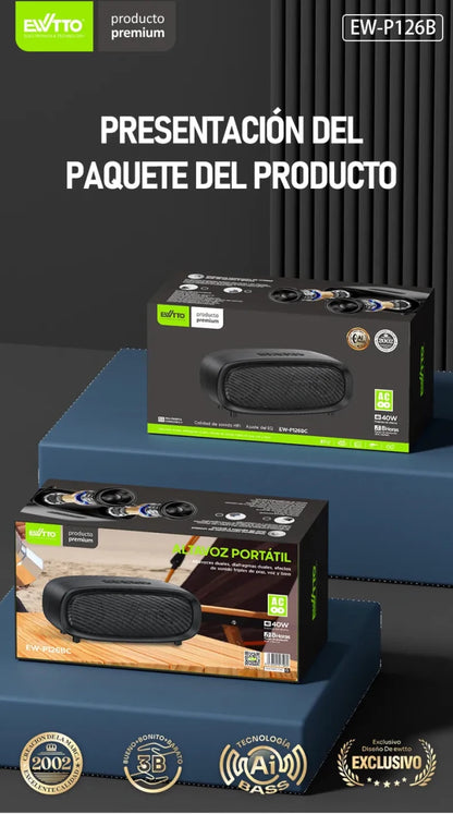 BESTIA® - Parlante Bluetooth EWTTO 40W P126BC - Rami Chile
