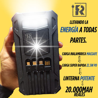 Cargador Portátil Rami Chile Solar 20.000mAh - Rami Chile