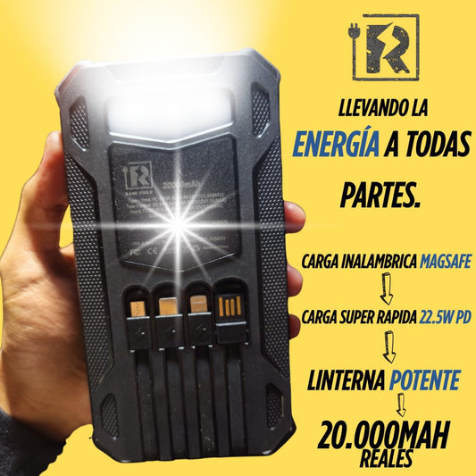 Cargador Portátil Rami Chile Solar 20.000mAh - Rami Chile