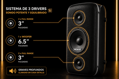 Huracán® - Parlante Bluetooth 110W - Rami Chile