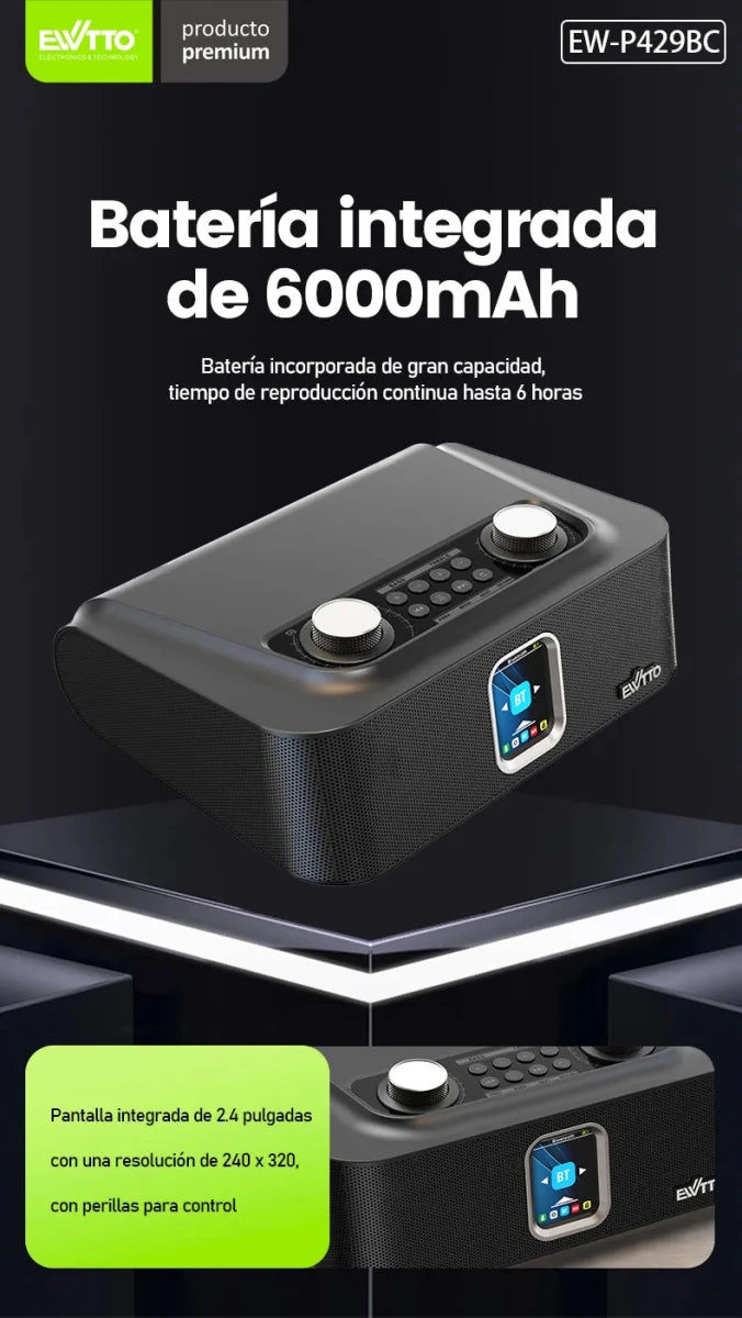 NEWEN® Parlante Bluetooth 70W Edición Limitada - Rami Chile