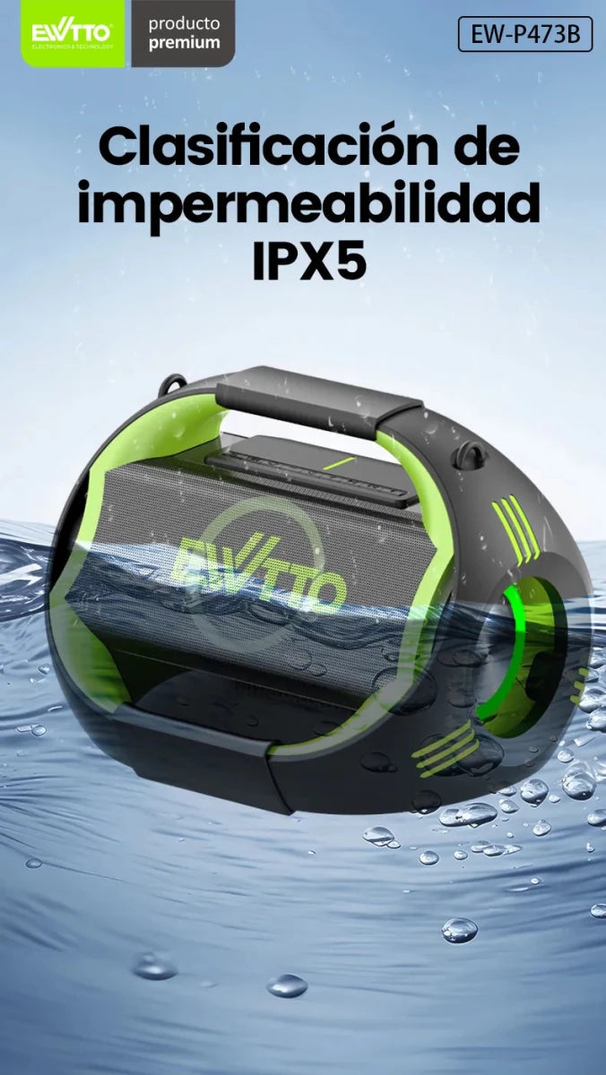 Parlante Bluetooth EWTTO Alien P473B - Rami Chile