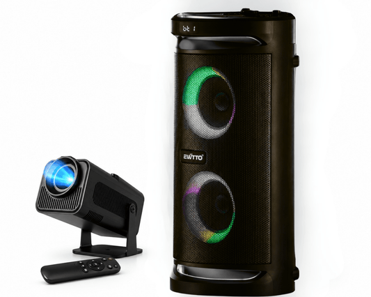 Promoción Mundialera • Parlante Destructor y Proyector Arturitu 130 RMS y 4K (150") - Rami Chile