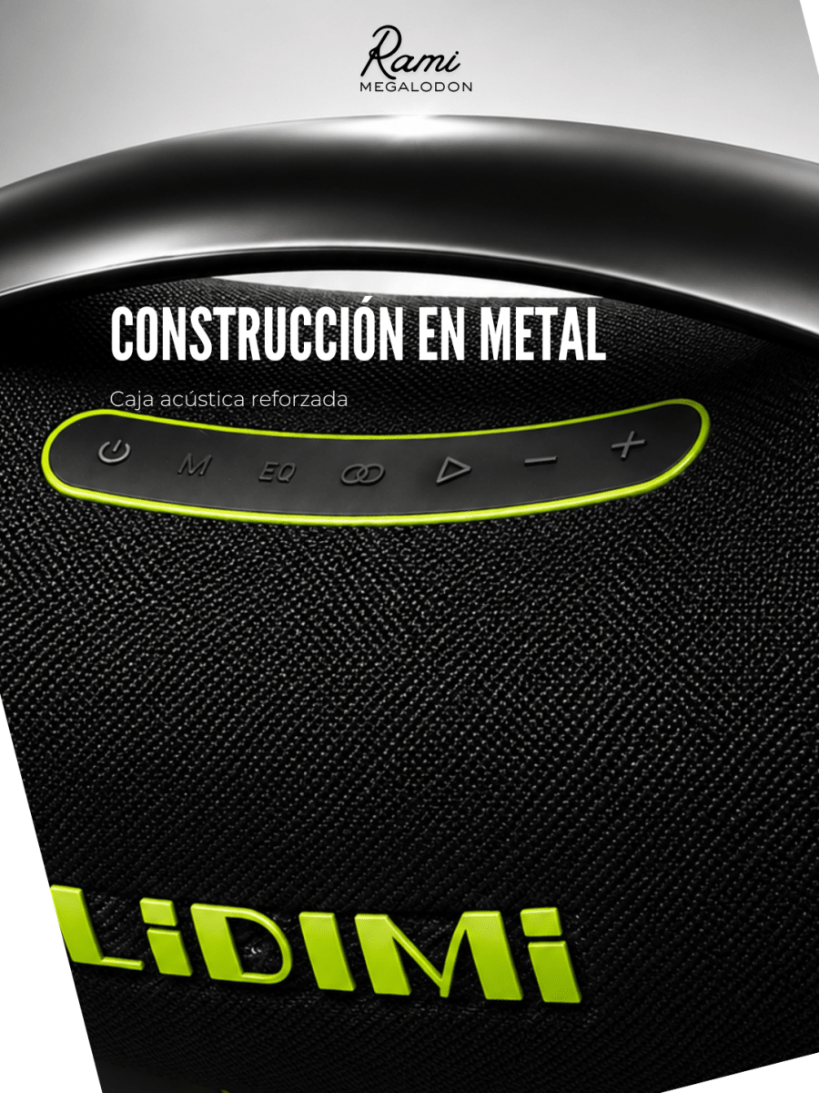Rami® Megalodón • Parlante Bluetooth 500W - Rami Chile