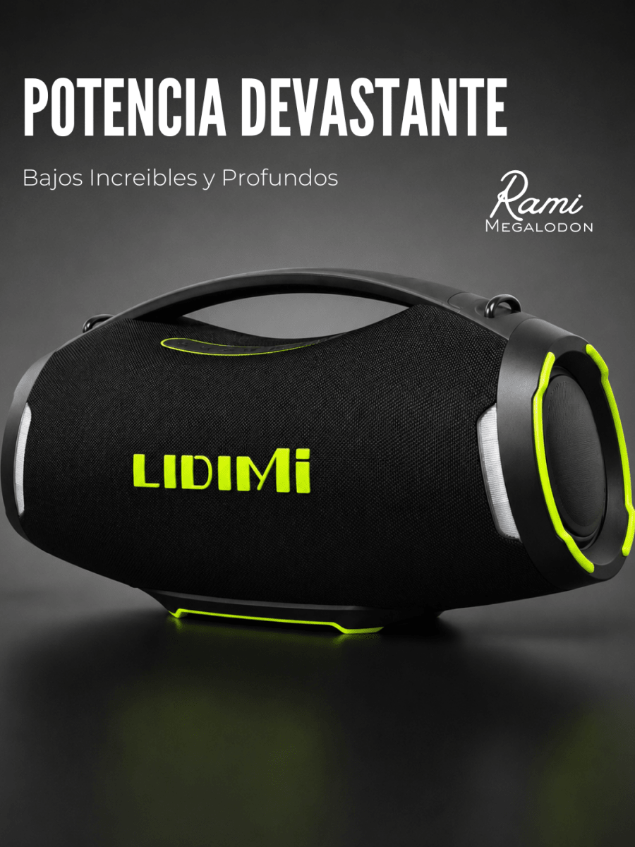 Rami® Megalodón • Parlante Bluetooth 500W - Rami Chile