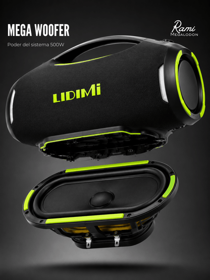 Rami® Megalodón • Parlante Bluetooth 500W - Rami Chile