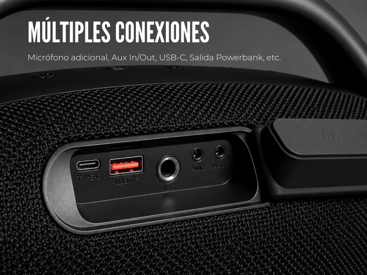 Rami® Poseidon • Parlante Bluetooth 100W RMS - Rami Chile