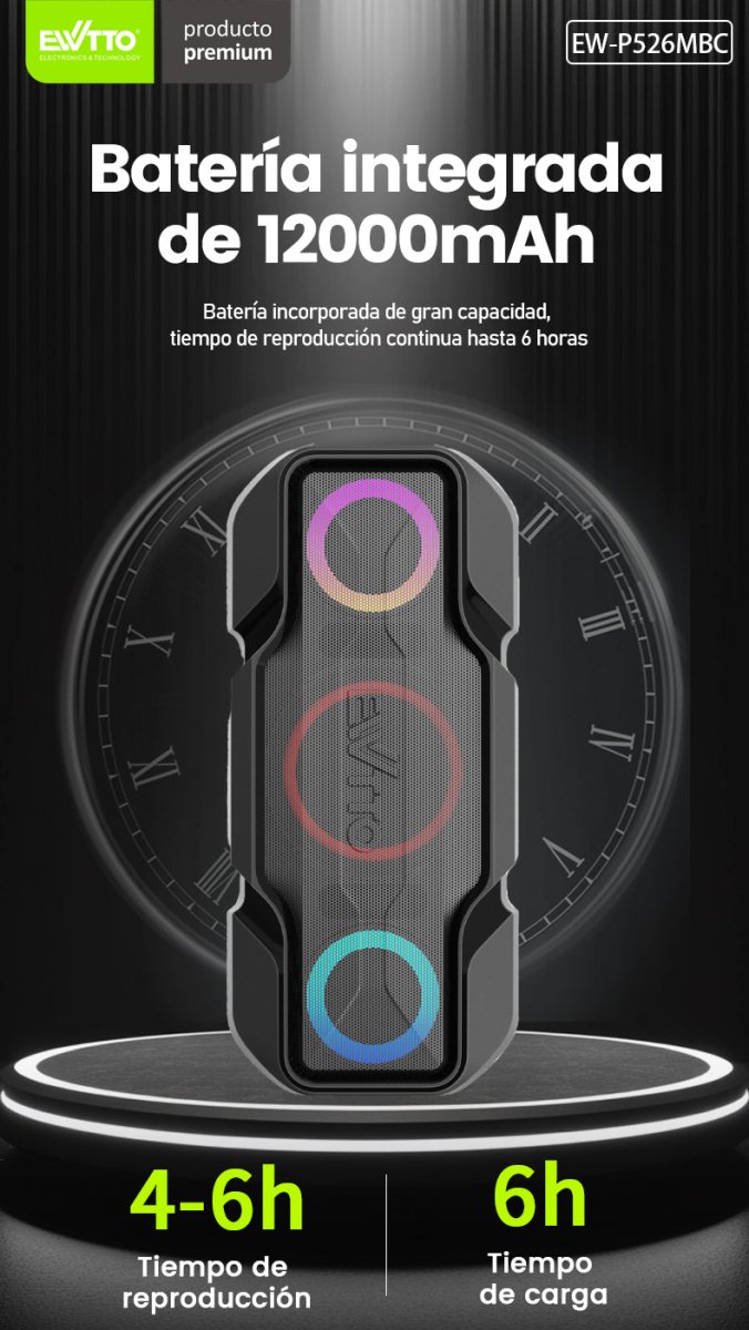 Rami® Rey Midas| Parlante Bluetooth 110W RMS - Rami Chile