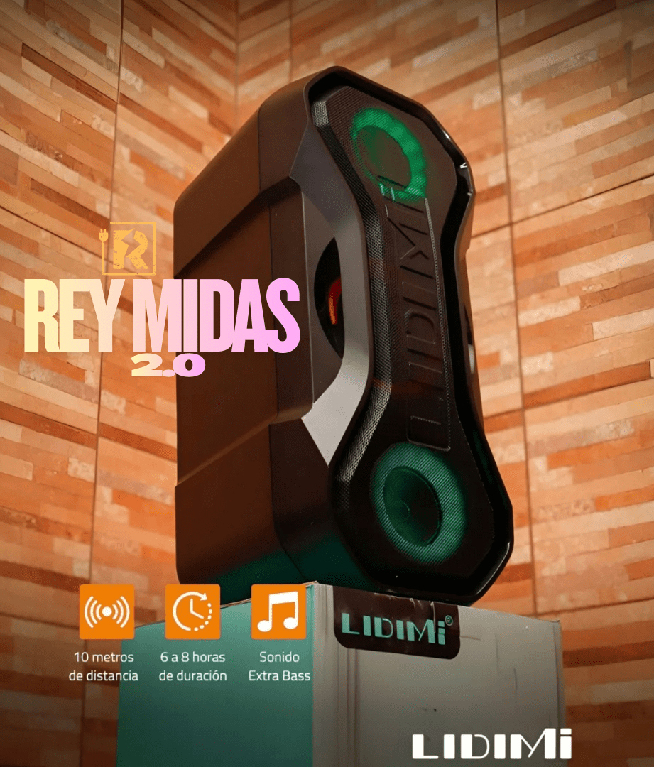 Rey Midas® 2.0 - 160W Parlante Bluetooth - Rami Chile