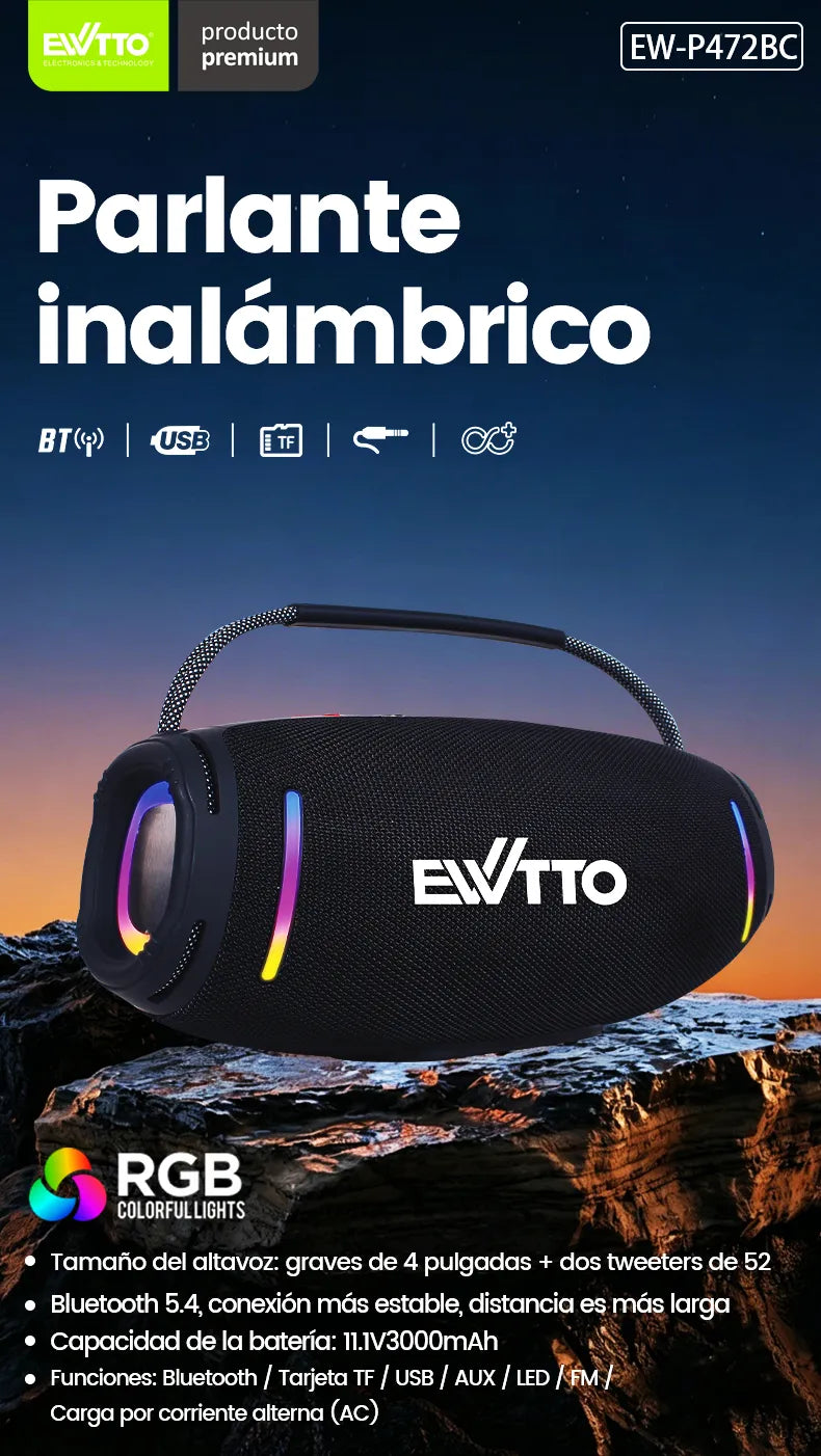 Darth Vader • Parlante Bluetooth 100W • 220V