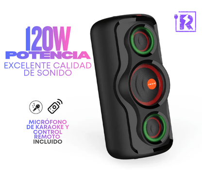 Tornado® - Parlante Bluetooth 120W RMS - Rami Chile